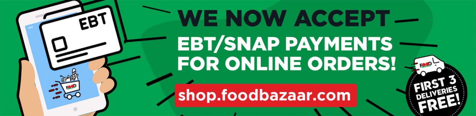 We Now Accept EBT/SNAP Payments for Online Orders!