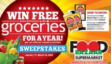 2022 Win Free Groceries For a Year Sweepstakes!