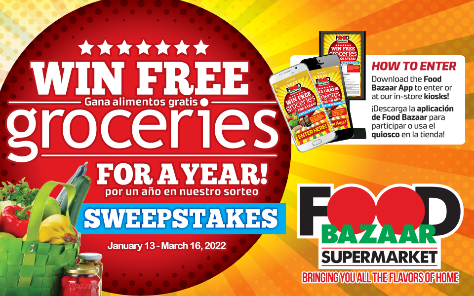 Win Free Groceries For A Year Sweepstakes