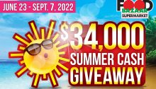 2022 Food Bazaar 34k Summer Cash Giveaway