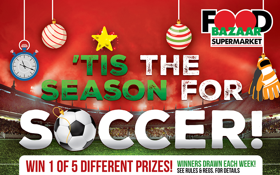 'Tis the season for Soccer! Win 1 of 5 prizes!