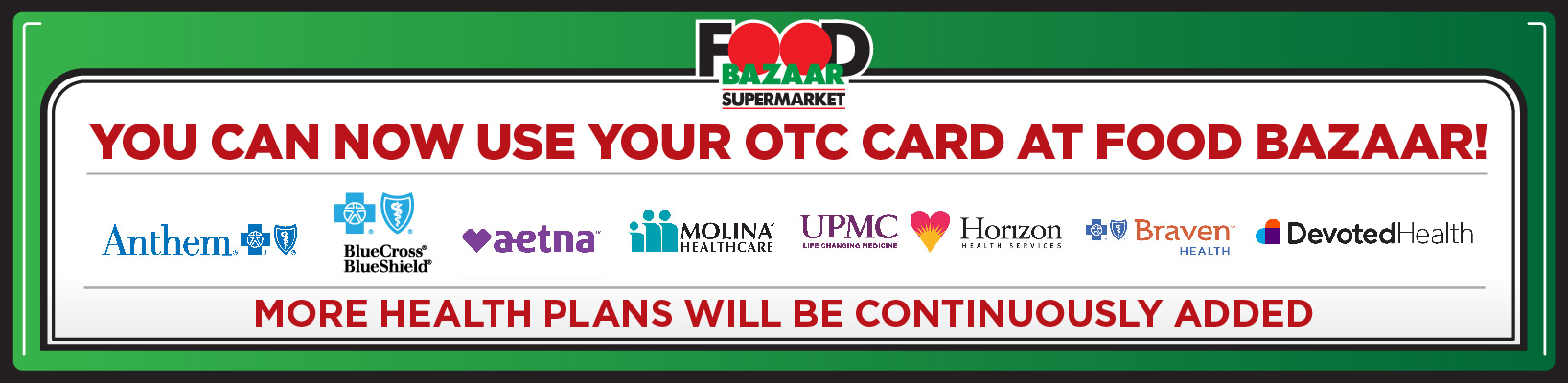 You can now use your OTC card at Food Bazaar!