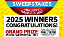 Free Groceries for a Year 2025 Winners!