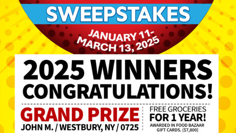 Free Groceries for a Year 2025 Winners!