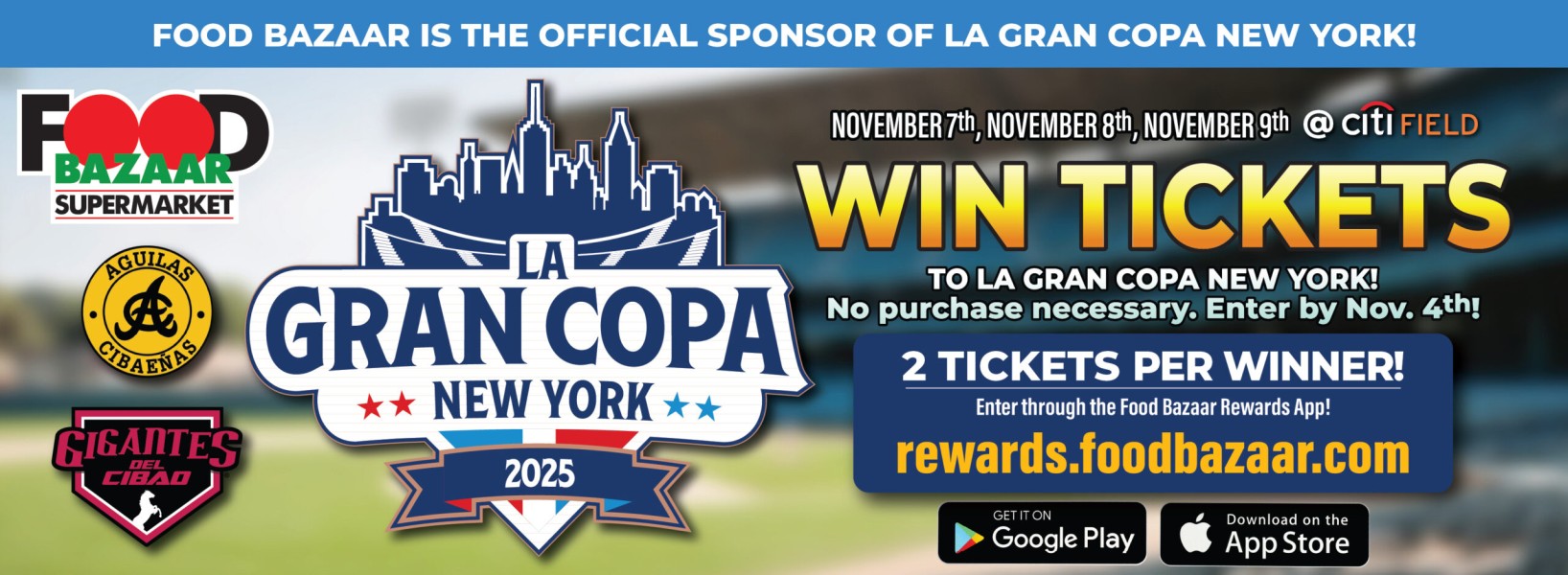 Win tickets to Gran Copa New York! - 2 tickets per winner.