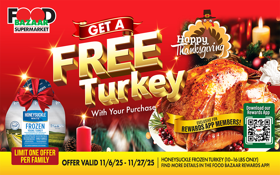 Free Turkey with Your Purchase
