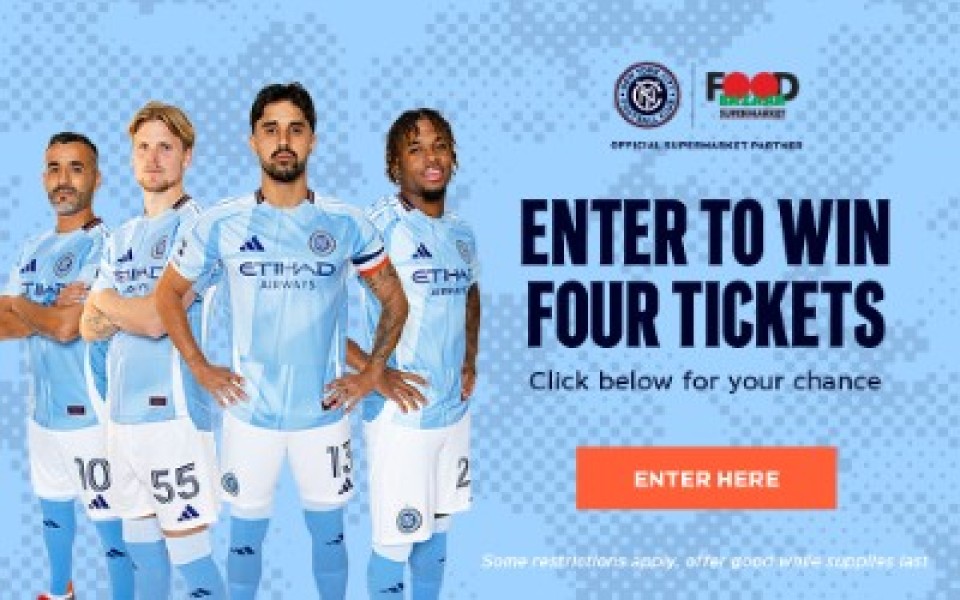 Enter to win four tickets to the NYC Football Club